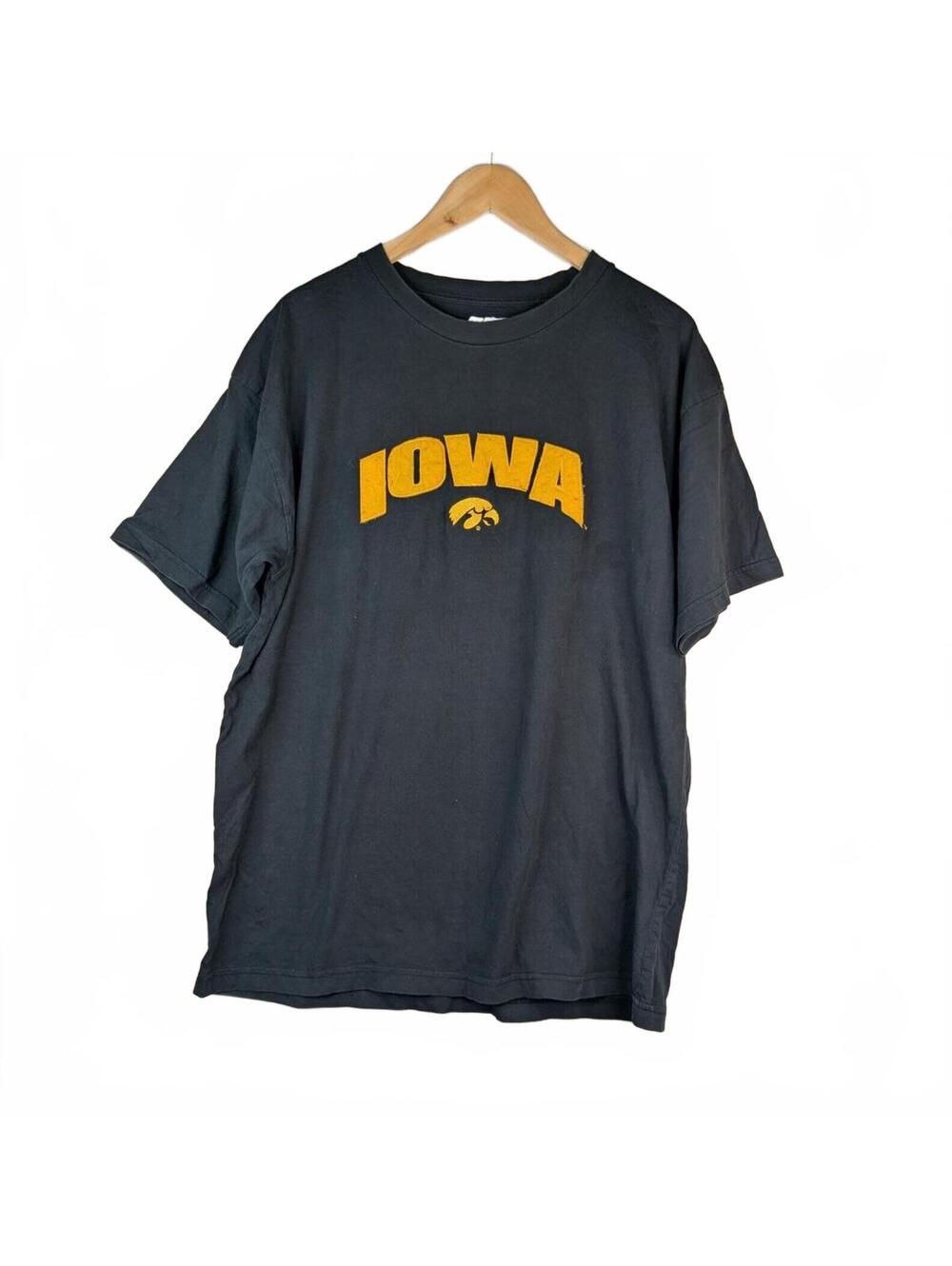 Men's Iowa Hawkeyes Pro Edge Gray T-Shirt XL